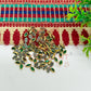 3x6mm Eye Shape Glass Kundan Stones-100 Pcs