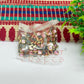 4x4mm Square Shape Glass Kundan Stones-100 Pcs