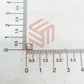 4x4mm Square Shape Glass Kundan Stones-100 Pcs
