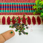 4x4mm Square Shape Glass Kundan Stones-100 Pcs