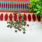 4x4mm Square Shape Glass Kundan Stones-100 Pcs
