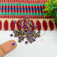 4x4mm Square Shape Glass Kundan Stones-100 Pcs
