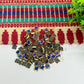 4x4mm Square Shape Glass Kundan Stones-100 Pcs