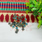 4x4mm Square Shape Glass Kundan Stones-100 Pcs
