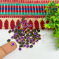 4x6mm Drop Shape Glass Kundan Stones-100 Pcs
