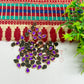 4x6mm Drop Shape Glass Kundan Stones-100 Pcs