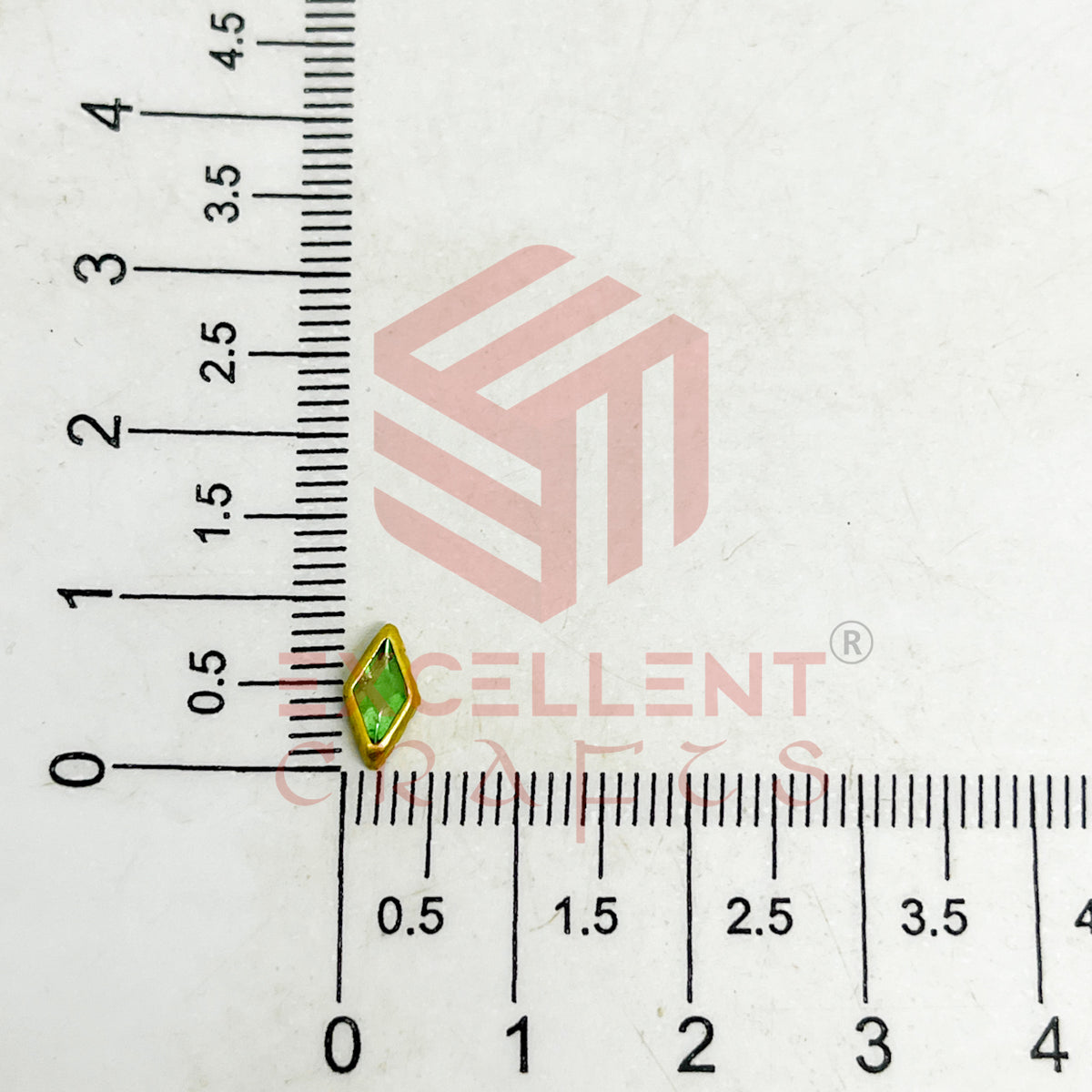 4x8mm Diamond Shape Glass Kundan Stones-100 Pcs