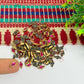 4x8mm Diamond Shape Glass Kundan Stones-100 Pcs