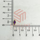4x8mm Diamond Shape Glass Kundan Stones-100 Pcs