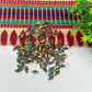 4x8mm Diamond Shape Glass Kundan Stones-100 Pcs