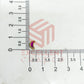 4x8mm Halfmoon Shape Glass Kundan Stones-100 Pcs