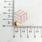 4x8mm Halfmoon Shape Glass Kundan Stones-100 Pcs