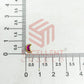 4x8mm Halfmoon Shape Glass Kundan Stones-100 Pcs