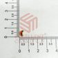 4x8mm Halfmoon Shape Glass Kundan Stones-100 Pcs