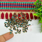 4x8mm Halfmoon Shape Glass Kundan Stones-100 Pcs
