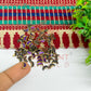 4x8mm Halfmoon Shape Glass Kundan Stones-100 Pcs