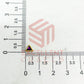 5x5x5mm Triangle Shape Glass Kundan Stones-100 Pcs