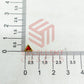 5x5x5mm Triangle Shape Glass Kundan Stones-100 Pcs