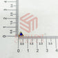 5x5x5mm Triangle Shape Glass Kundan Stones-100 Pcs