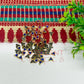 5x5x5mm Triangle Shape Glass Kundan Stones-100 Pcs