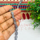 Oval Glass Beads 6x8mm (100 pcs)