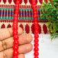 8mm Round Glass Beads- 1 Line