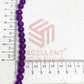 8mm Round Glass Beads- 1 Line