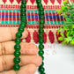 8mm Round Glass Beads- 1 Line