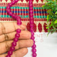 8mm Round Glass Beads- 1 Line