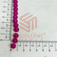 8mm Round Glass Beads- 1 Line