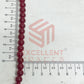 8mm Round Glass Beads- 1 Line