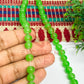 8mm Round Glass Beads- 1 Line