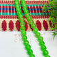 8mm Round Glass Beads- 1 Line