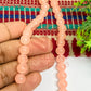 8mm Round Glass Beads- 1 Line
