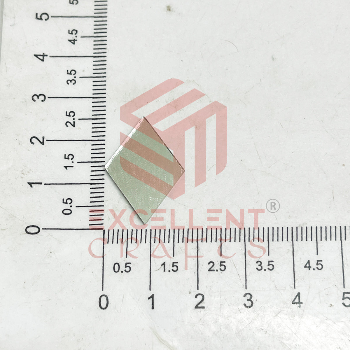 18x25mm Diamond Shape Glass Mirrors-100Pc