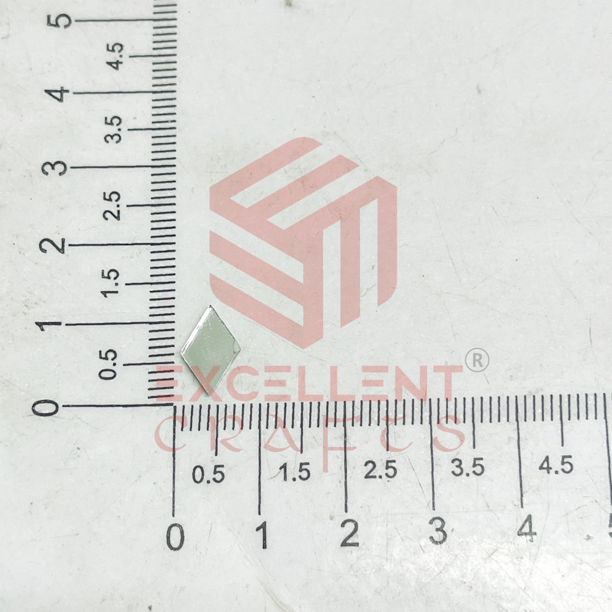 6x9mm Diamond Shape Glass Mirrors-100Pc