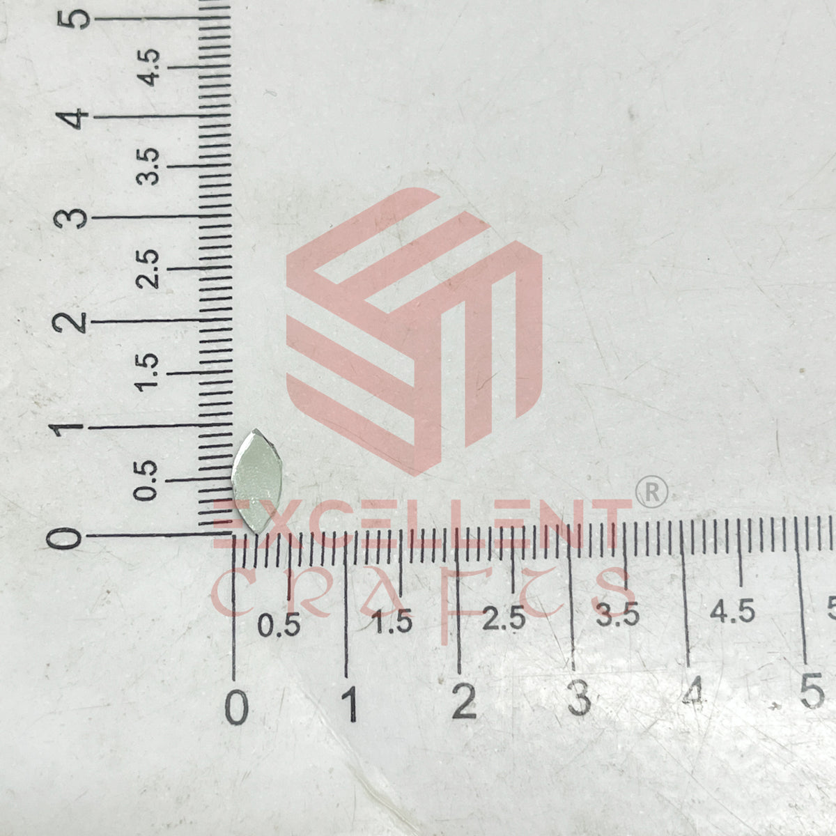 5x10mm Eye Shape Glass Mirrors-100Pc