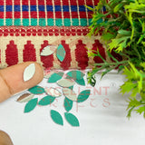 6x12mm Eye Shape Glass Mirrors-100Pc