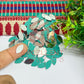 7x14mm Eye Shape Glass Mirrors-100Pc