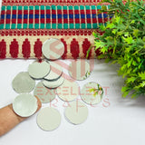 20x20mm Round Shape Glass Mirrors-50Pc