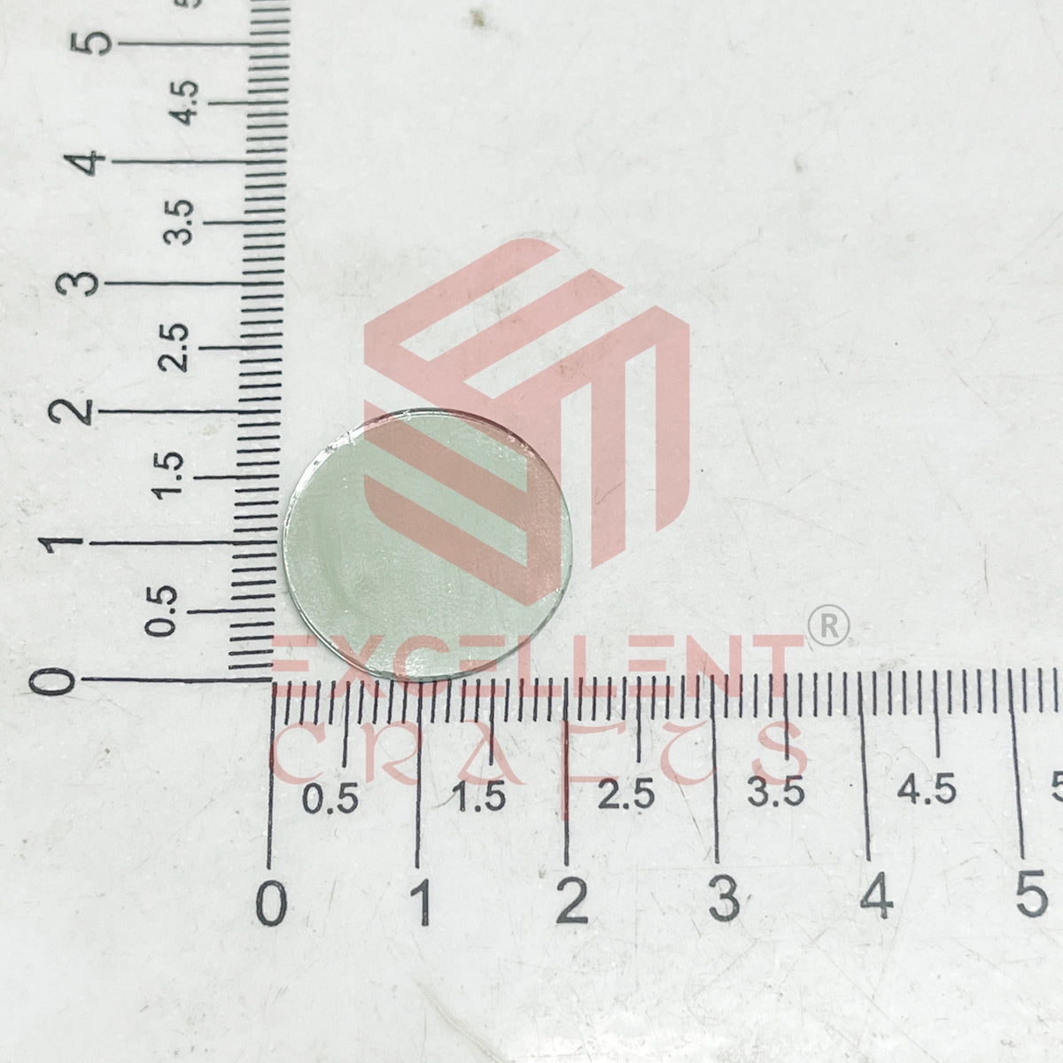 20x20mm Round Shape Glass Mirrors-50Pc