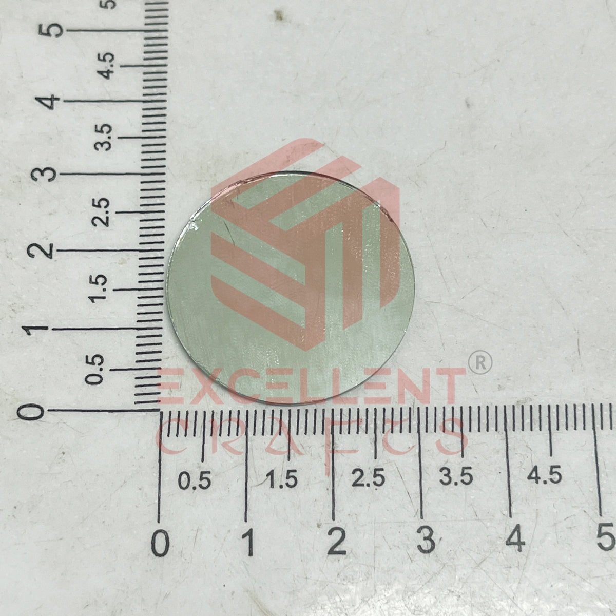 30x30mm Round Shape Glass Mirrors-50Pc