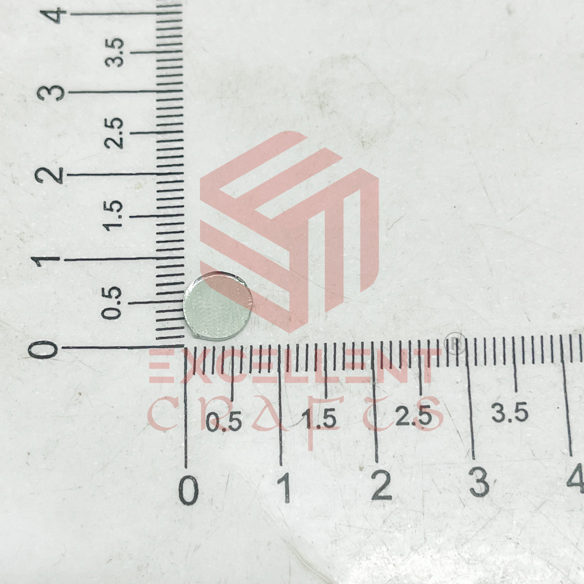 6x6mm Round Shape Glass Mirrors-100Pc
