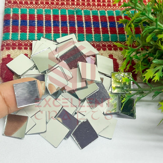 12x12mm Square Shape Glass Mirrors-100Pc