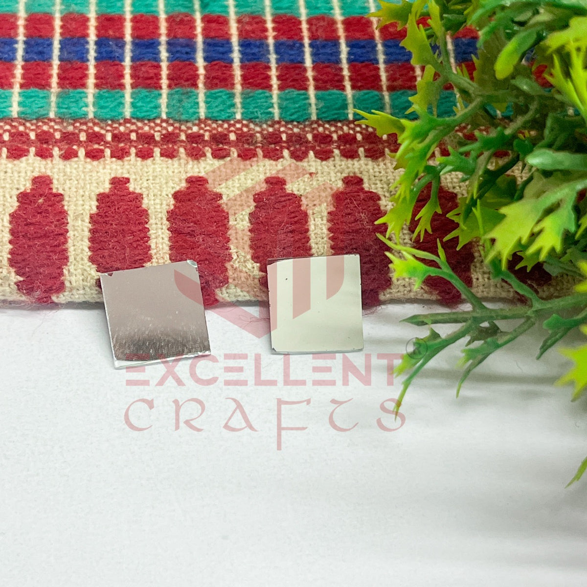 12x12mm Square Shape Glass Mirrors-100Pc