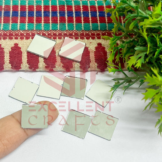 14x14mm Square Shape Glass Mirrors-100Pc