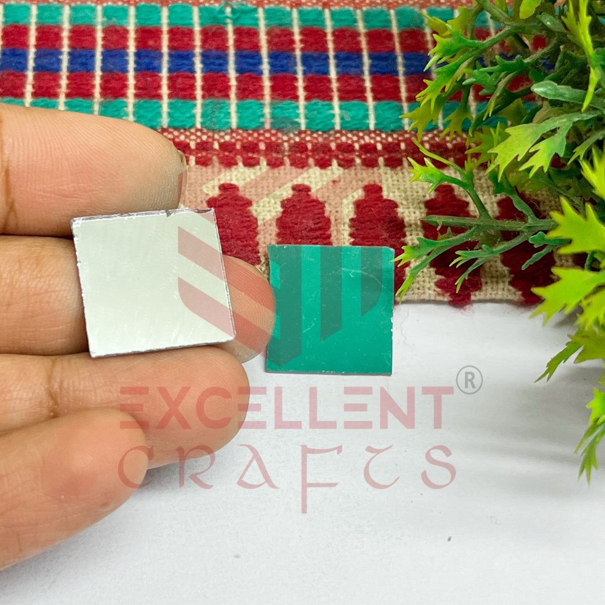 18x18mm Square Shape Glass Mirrors-100Pc