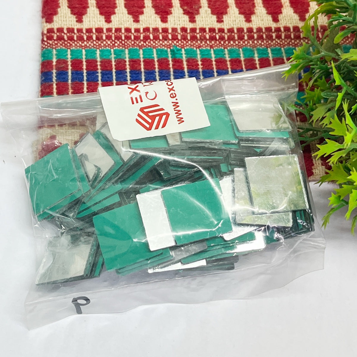 18x18mm Square Shape Glass Mirrors-100Pc