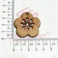 MDF Cutout for Earrings - Design 3- 1 Pair