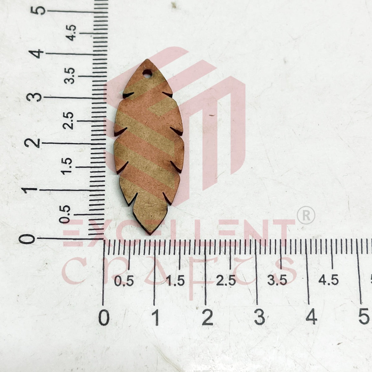MDF Cutout for Earrings - Design 4- 1 Pair